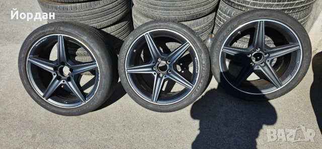 AMG спорт пакет 18 5×112 66.6, снимка 5 - Гуми и джанти - 52010740