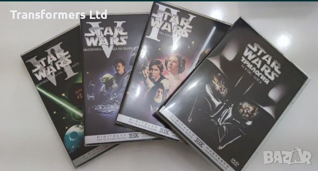 DVD-Star Wars-Trilogy 4,5,6+Bonus Disc