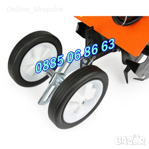 Бензинова мотофреза 74 куб, бензинов мотокултиватор, снимка 3 - Градинска техника - 53710259