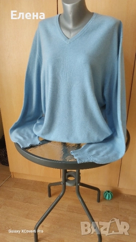 мъжки пуловер.100% кашмир. Gran Sasso.Размер 2XL/ 3XL, снимка 3 - Пуловери - 52583395