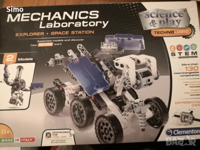 Конструктор Clementoni Mechanics Laboratory explorer + space station