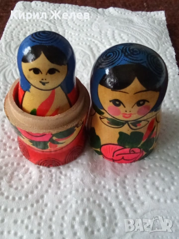 Руска матрьошка дървена играчка 53831, снимка 3 - Антикварни и старинни предмети - 53480669