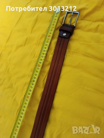 Мъжки колан естествена кожа., снимка 3 - Колани - 53849444