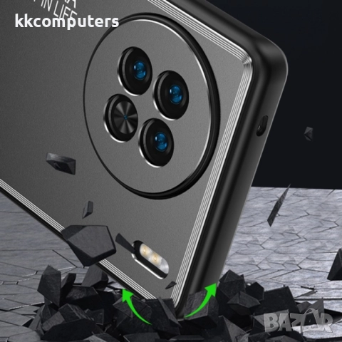 vivo X90 Pro Удароустойчив /Frosted Metal Калъф и Протектор, снимка 5 - Калъфи, кейсове - 51495487