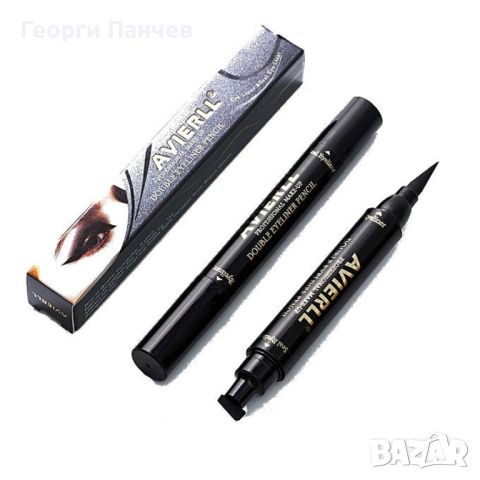 Двойна очна линия-писалка с дълготраен ефект и водоустойчивост, снимка 1 - Декоративна козметика - 45951799