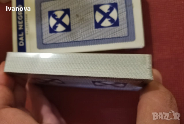 Италиански карти пластик, Dal Negro, снимка 2 - Карти за игра - 54089861