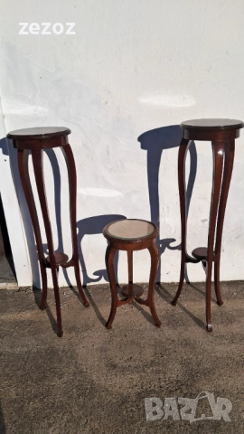 Махагонови високи поставки