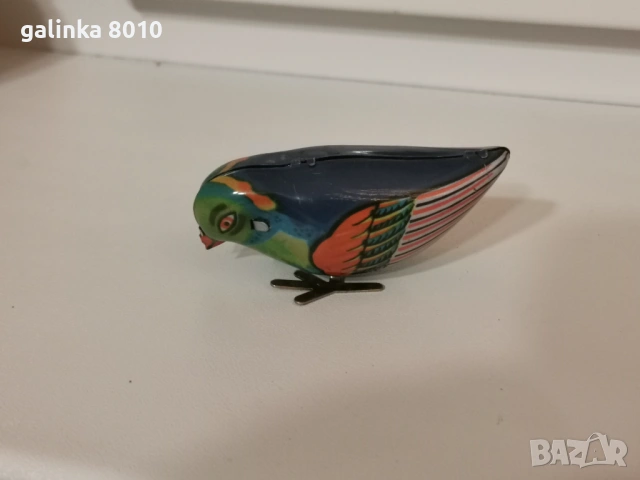 Старо метално пиленце, снимка 2 - Антикварни и старинни предмети - 53029737