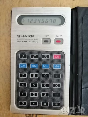 Електронен калкулатор SHARP ELSI MATE EL-8130 , снимка 1 - Друга електроника - 46331521