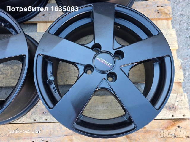Лети джанти 15ки 4х100 Dezent, снимка 6 - Гуми и джанти - 54128064