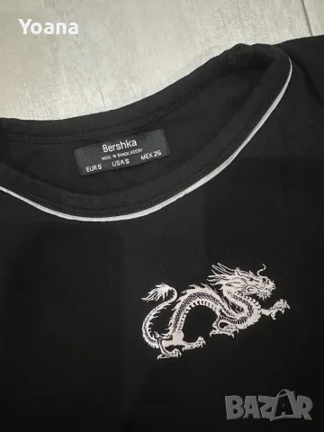 Тениска BERSHKA, снимка 2 - Тениски - 50403545