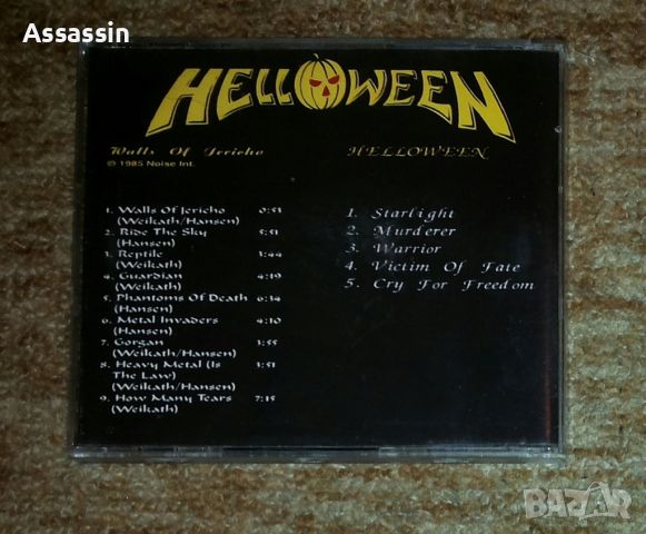 HELLOWEEN - Wallas Of Jericho / Mini LP CD-R, снимка 4 - CD дискове - 46550534