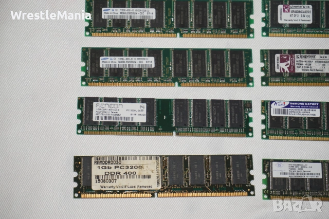 17 DDR RAM ПАМЕТ Тествана и Работеща за Настолен Компютър, снимка 3 - RAM памет - 51956230