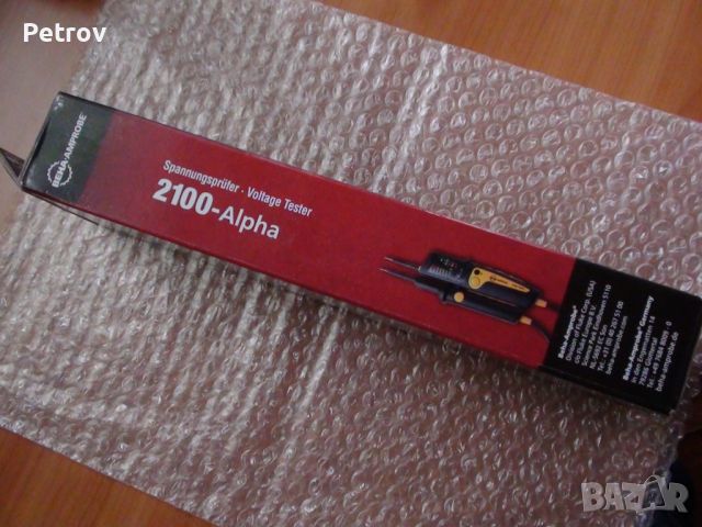 FLUKE/BEHA-Amprobe 2100 Alpha - PROFI Votage Tester 12 - 690V /Електроизмервателен Уред, снимка 2 - Клещи - 41660379