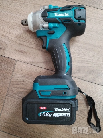 комплект 4 в 1 винтоверт ъглошлайф перфоратор гайковерт 4 батерии едно зарядно, снимка 5 - Други инструменти - 53629151