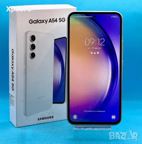 ГАРАНЦИОНЕН!!! Samsung Galaxy A54, 128GB, 8GB RAM, 5G, Awesome White, снимка 1 - Samsung - 47067320