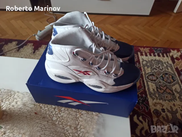 Нови маратонки Reebok Question Mid 3-размер-44,5, стелка 29 см., снимка 1 - Маратонки - 48376103