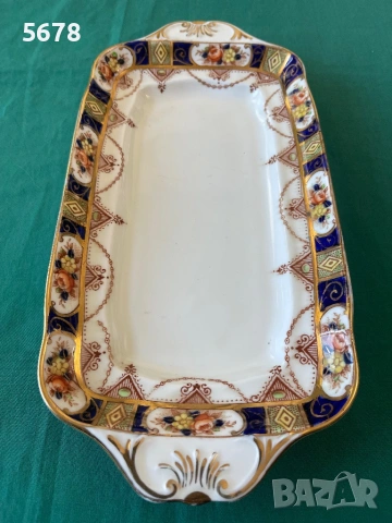 Антикварно плато Balmoral china, снимка 4 - Други ценни предмети - 53782466