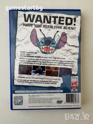 Stitch: Experiment 626 за PS2, снимка 2 - Игри за PlayStation - 53754737