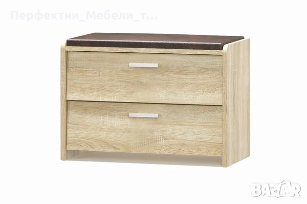 Шкаф за обувки с пейка за сядане,шкаф портманто за мека седалка