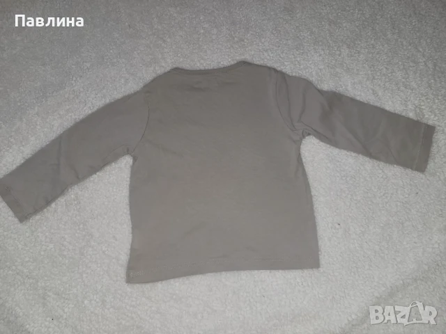 Лот от 9 Бебешки Блузки с Дълъг Ръкав - 12-18м, снимка 4 - Бебешки блузки - 51417530