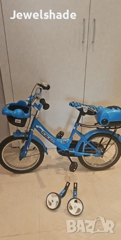 Продавам детски велосипед Moni BMX 16" – син, снимка 1