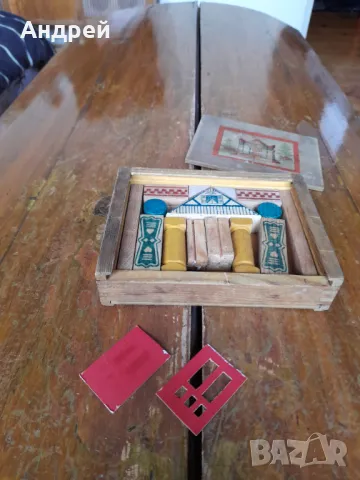 Стар детски дървен конструктор #2, снимка 3 - Други ценни предмети - 49726305