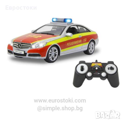 Радиоуправляема кола JAMARA Mercedes-Benz E 350 Coupe Firefighter, снимка 1 - Коли, камиони, мотори, писти - 45592667