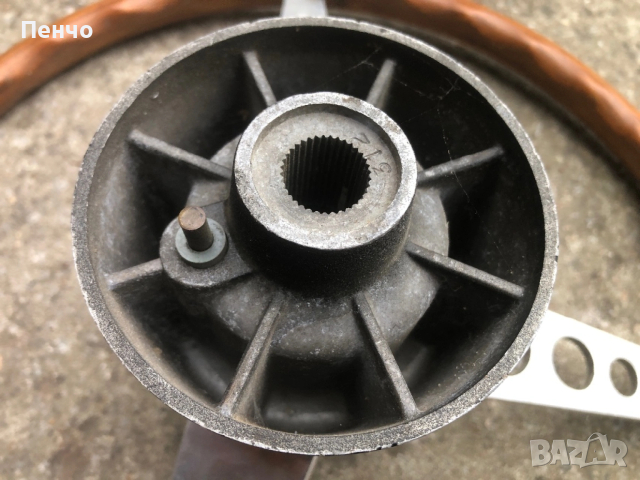 стар дървен спортен волан - 1950/60г. - ОРИГИНАЛ, снимка 8 - Антикварни и старинни предмети - 49665241