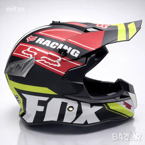 Кросова каска FOX, Full Face, DOT Сертификат, Размер: L, снимка 5 - Аксесоари за велосипеди - 47280976