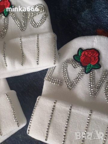 Шапка за Св.Валентин, снимка 3 - Шапки - 53196016