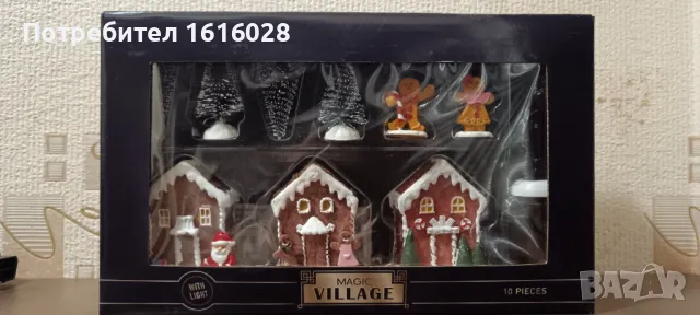 LED светещи къщи - улицата на  Gingerbread. MAGIC VILLAGE., снимка 3 - Декорация за дома - 47817261