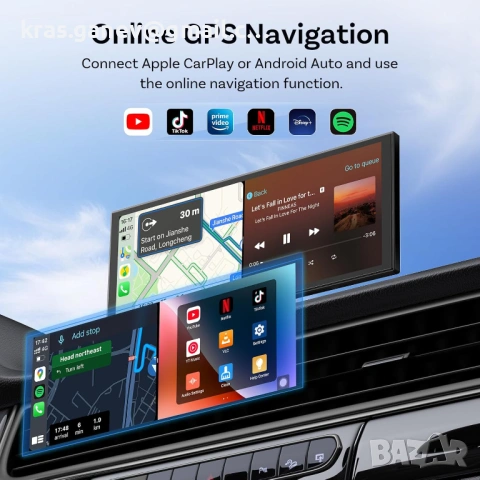 OTTOCAST ScreenFlow Carplay дисплей с YouTube, 11.4-инчов, снимка 3 - Аксесоари и консумативи - 53745483