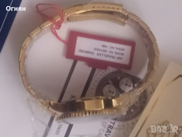 Mъжки часовник Chronograph Krug-Baumen с диаманти, снимка 5 - Мъжки - 53305516