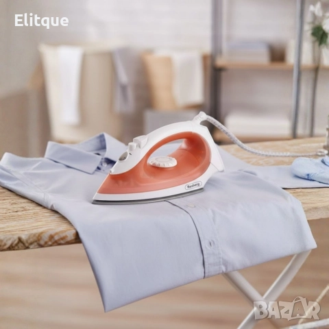 Парна ютия Rosberg R51050FC 2000W с керамична плоча и термостат, снимка 4 - Ютии - 52820263