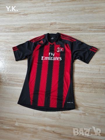 Оригинална мъжка тениска Adidas Climacool x AC Milan / Season 12-13 (Training), снимка 2 - Тениски - 45978644