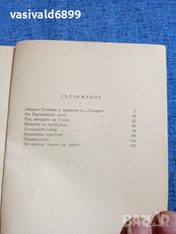 Людмил Стоянов - Холера , снимка 5 - Българска литература - 53911406