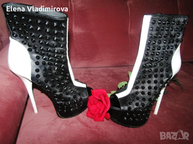 Италиански Боти От Естествена Кожа - Cento Undici , снимка 6 - Дамски боти - 53055649