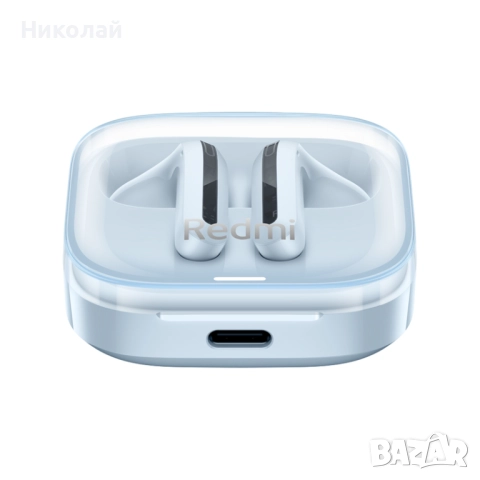 Cлушалки XIAOMI REDMI BUDS 6 ACTIVE БЕЗЖИЧНА ВРЪЗКА, wireless, Светлосин цвят, снимка 4 - Слушалки, hands-free - 52769749