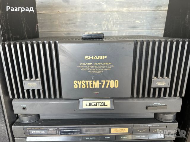 Аудиосистема  SHARP SYSTEM 7700 +дистанционно, снимка 6 - Аудиосистеми - 46407963
