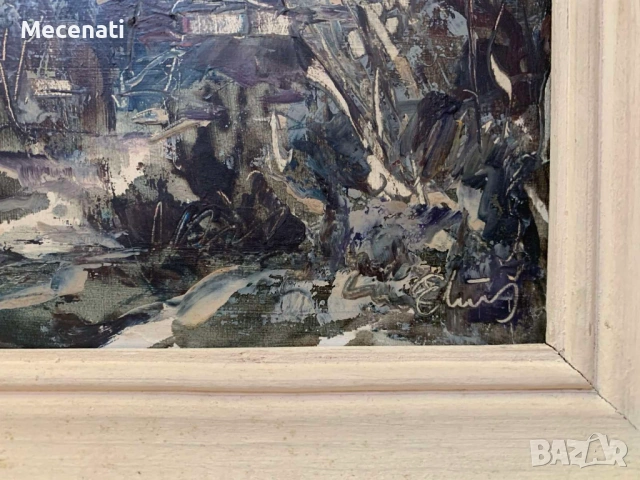 ЕВГЕНИ ТОМОВ масло/картон, снимка 3 - Картини - 53124263