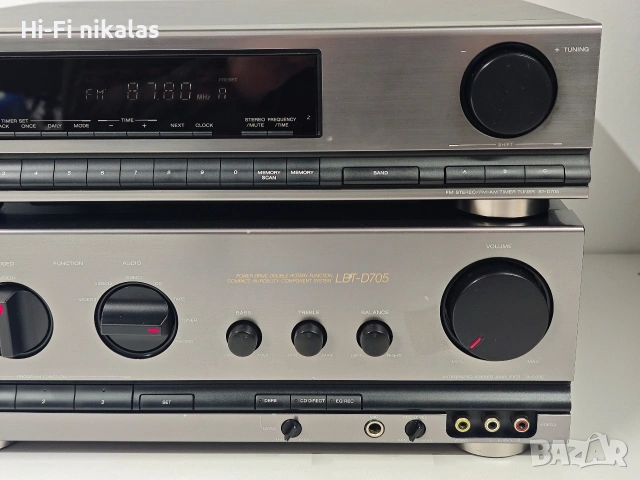 стерео усилвател FM радио ресийвър SONY TA-D705 ST-D705, снимка 4 - Ресийвъри, усилватели, смесителни пултове - 53606067