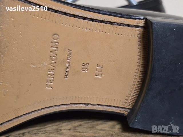 Salvatore Ferragamo оригинални мъжки елегантни обувки от естествена кожа , снимка 9 - Мокасини - 53892995