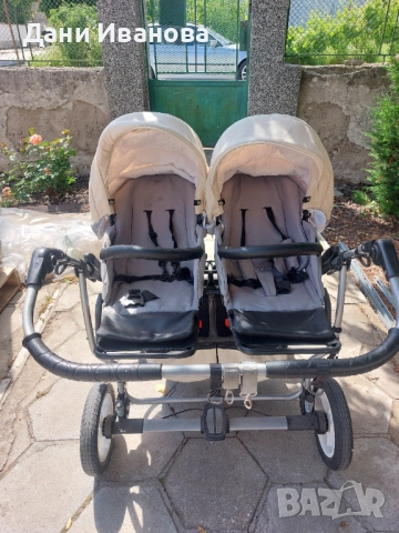 Количка за близнаци , снимка 5 - Детски колички - 51609454