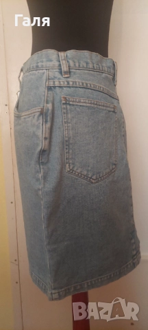 Дънкова пола Bill Blass размер 14 + 1 д.пола подарък , снимка 3 - Поли - 51815750