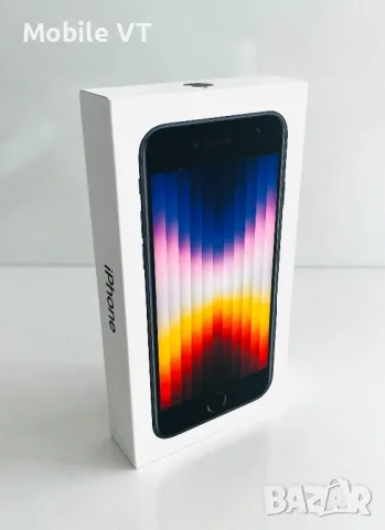 НОВ! Запечатан! iPhone SE 2022 64GB Midnight ГАРАНЦИЯ!, снимка 2 - Apple iPhone - 48441978