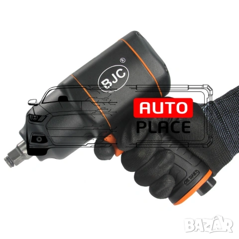 Пневматичен гайковерт с къс шпиндел 1/2 BJC 1550Nm, снимка 6 - Други инструменти - 54048268