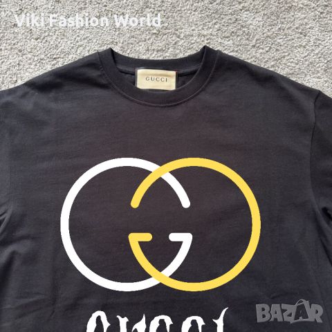 Gucci тениска черна , бяла, тениски , маркови , гучи, снимка 2 - Тениски - 45792248