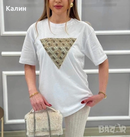 Дамски тениски Guess - три цвята - 23€, снимка 2 - Тениски - 53579041