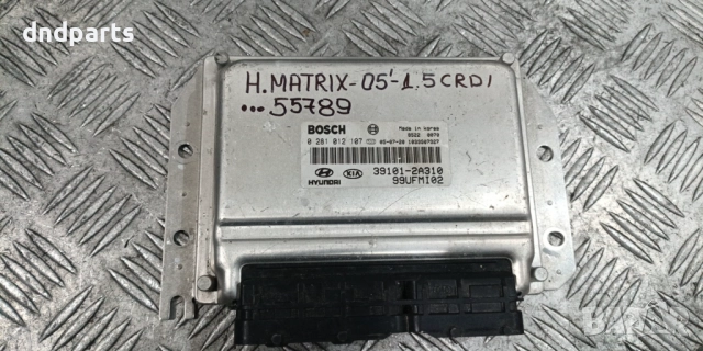 Компютър Hyundai Matrix 1.5CRDi 2005г. 0281012107 39101-2A310 